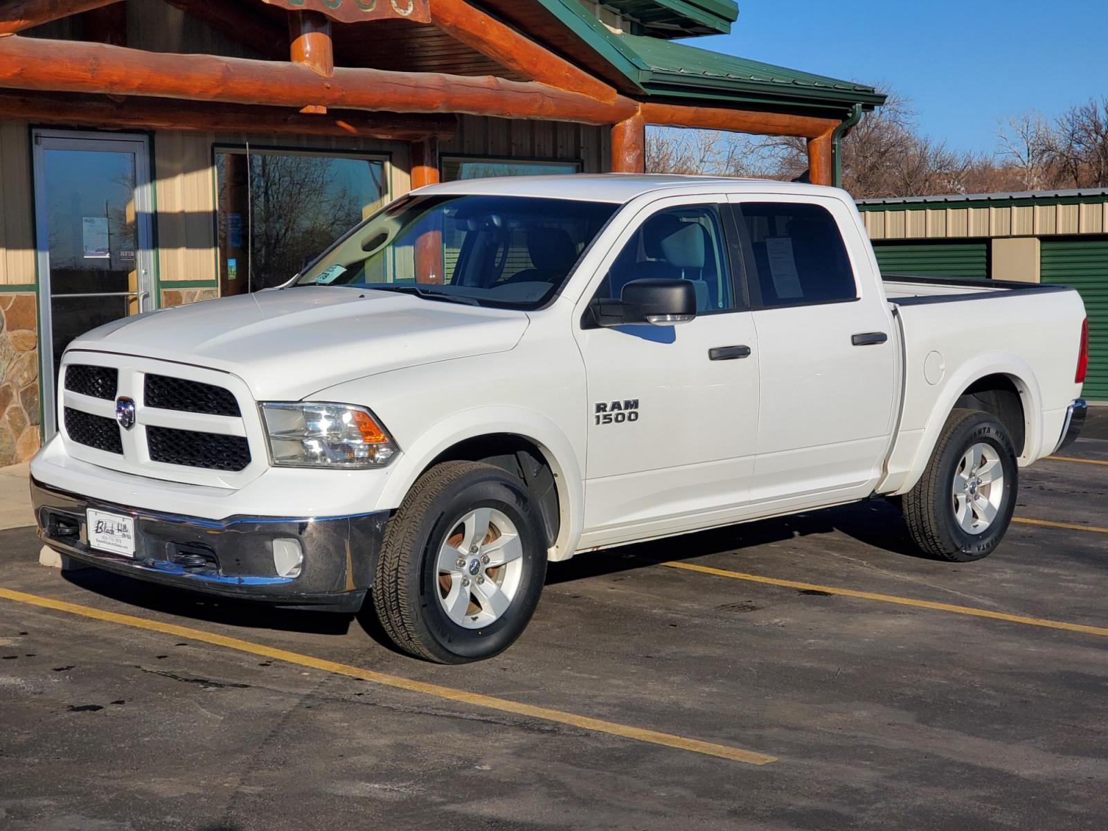 2016 White Ram 1500 Outdoorsman (1C6RR7LG3GS) with an 3.6L V-6 24 Valve VVT engine, 8-Speed Automatic transmission, located at 1600 E Hwy 44, Rapid City, SD, 57703, (605) 716-7878, 44.070232, -103.171410 - Photo #2